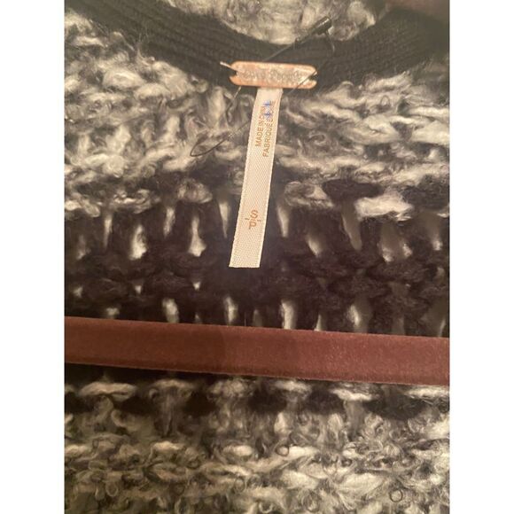 Free People Wanderer Cardi Chunky Cardigan Sweater Size s - Picture 7 of 9